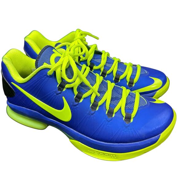 Nike KD v5 Elite Superhero Size 7 Hyper Blue Volt 585386-400 CLEAN main image 5